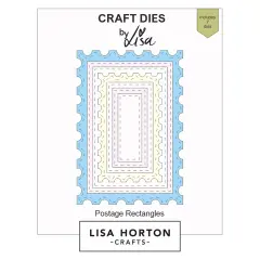 Lisa Horton Crafts Nested Dies-Postage Layers