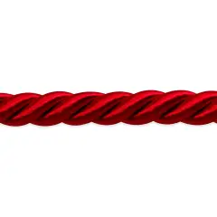 5 yards of Rebekah 1/4" Twisted Cord Trim | 5 yard cut Red