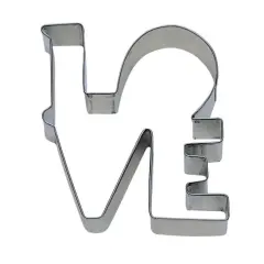 4.5&rdquo; LOVE Metal Cookie Cutter