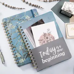 2025-2026 Planner &ndash; Planner 2025-2026, July 2025 - June 2026, Weekly & Monthly Planners, 8.5" x 6.4", Hardcover, Twin-Wire Binding, Monthly Tabs, Inner Pocket, Daily Organizer