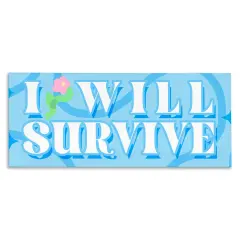 Stupell Industries Groovy I Will Survive Canvas, design by Lil' Rue