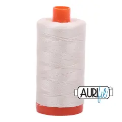 Silver White (2309) | 50wt Large Spool (1300M / 1422Y) | Aurifil Thread