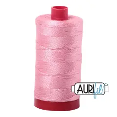 Bright Pink (2425) | 12wt Large Spool (325M / 356Y) | Aurifil Thread