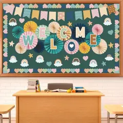 Boho Welcome Bulletin Board Sets