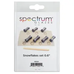 Spectrum Stamps - Snowflakes, Small, Set of 7