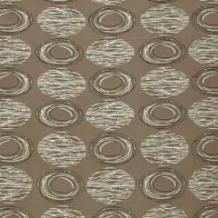 Java - Brown AbstractGeometric Upholstery Fabric 54 Inches"