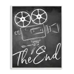 Stupell Industries Vintage Movie Camera Framed Giclee By Kim Allen