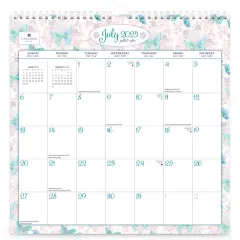 House of Turnowsky OFFICIAL | 2026 12 x 12 Inch (Hanging) 18 Months Monthly Square Wire-O Calendar | Sticker Sheet | July 2025 - December 2026