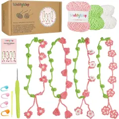 4 Flower Bracelets Knitting Kits