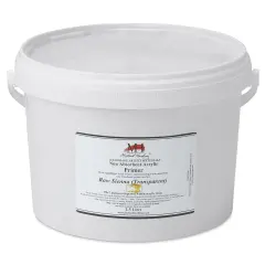 Michael Harding Non-Absorbent Acrylic Primer - Raw Sienna (Transparent), 2.5 Liter, Bucket
