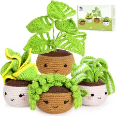 Crochet Plants Indoor Home Kit