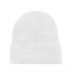 12 Pack Plain Long Cuffed Men's Beanies Skullies Multipack Bulk