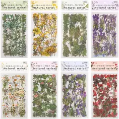 48 Sheets Vintage Plants Flowers Stickers Pack