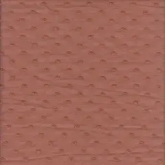 Waffle Swiss Dot Sheer Chiffon Fabric 1 Yard Woven Drapery Material, 59/60" Width MAUVE WOOD