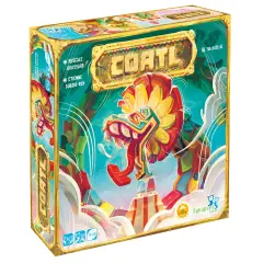 Synapses Games: Coatl, Strategy Board Game, Play in Solo Mode, Or With Up to 4 Players, 30 to 60 Minute Play Time, For Ages 10 and up