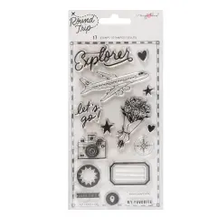 Maggie Holmes Round Trip Clear Stamps 17/Pkg