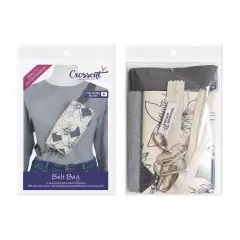 Crosscut Sewing Co.&reg; Belt Bag Sewing Project Kit - Beginner Friendly DIY Sewing Kit Diamond floral