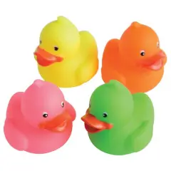 Mini Neon Ducks Include 12 Units