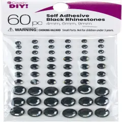 CousinDIY Adhesive Rhinestones 60/Pkg