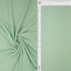 1 Yard Stretchy 8x3 Ribbed Knit Fabric Solid Color Polyester Spandex MINT