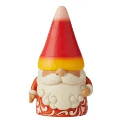 Jim Shore 5.5 Inch Small But Sweet Halloween Figurine , Halloween Decor Candy Corn Gnome Orange