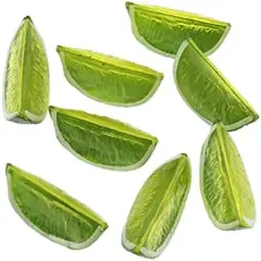 14pcs Fake Fruit - Green Lemon