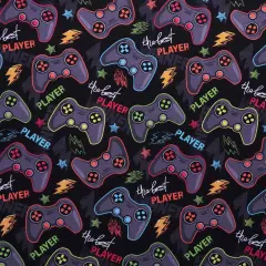 Mook Fabrics Game Controller Cotton Fabric [45 in. Wide] - By The Yard