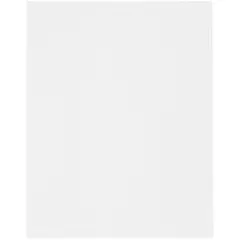 Plymor 12" x 15", White 2 Mil Flat Open Plastic Poly Bags