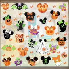 Halloween Window Clings Fall Stickers Decorations 9 Sheets