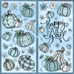 6 Sheets Thanksgiving Fall Decals