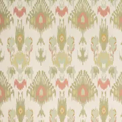 Garden - Green AbstractGeometric,global Upholstery Fabric 54 Inches"