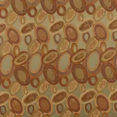 Prairie - Green,orangeRust AbstractGeometric Upholstery Fabric 54 Inches"