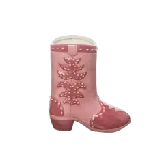 COWGIRL BOOT VASE