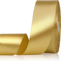 Champagne Gold Ribbon - 1-1/2 Inch, 50 Yards