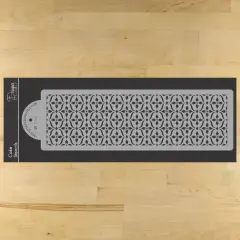 French Medallion Lattice Cake Stencil | C760 by Designer Stencils | Cake Decorating Tools |