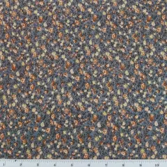 1 Yard Stylish Asphalt Gray Rayon Crinkle Crepon Fabric 52 Inch Width