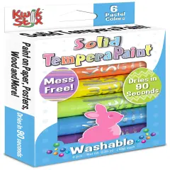 Kwik Stix Solid Tempera Paint Sticks 6/Pkg-Easter Edition