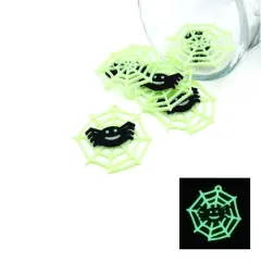 Glow Web Charms with Spider, 28x29m