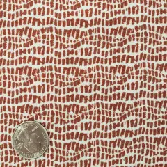 1 Yard Brick Rayon Crinkle Apparel Fabric 50/52 inches Width