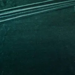 1 Yard Hunter Green Stretch Velvet 58/60" Wide Medium Weight Fabric for Apparel & Decor