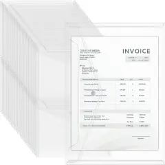 100 Pack Plastic Envelopes A4 Letter Size