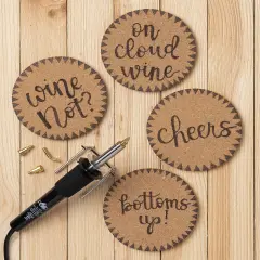 Wood burning and stencil cutting tool,