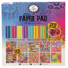 Art By Marlene Design Paper Pad 8.26"X11.69" 20/Pkg-Nr. 211, Designs And Patterns