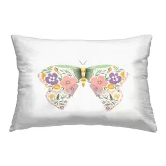 Snail & Natural Mushrooms Outdoor Printed Pillow Design by Kim Allen, 14 x 7 x 20