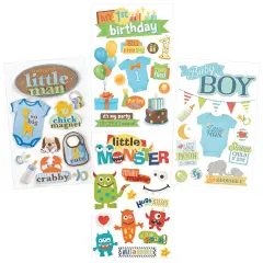 Baby Boy 3D Sticker Bundle