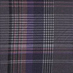 1 Yard Yarn Dyed Knit Jacquard Plaid Fabric Stretch Polyester Rayon Spandex 58/60 Inches Wide MAUVE/PURPLE