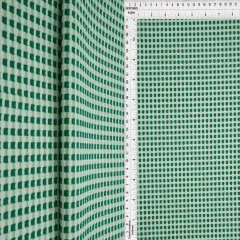 1 Yard Checkered Jacquard YD Fabric Stretch Polyester Rayon Spandex 60/62 Inches Wide GREEN