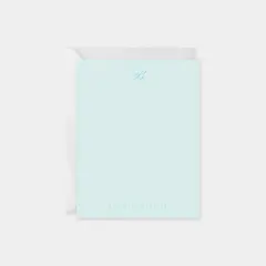 Script Monogram Note Card II