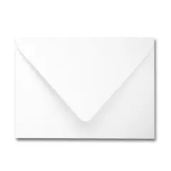 Colorplan BRIGHT WHITE - 91 Lb. / 135 gsm / 8 pts Matte Premium Cardstock Paper Text A2 Euro Flap Envelopes Bulk Pack of 250
