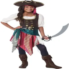 California Costumes, Boho Pirate, Child Extra Large